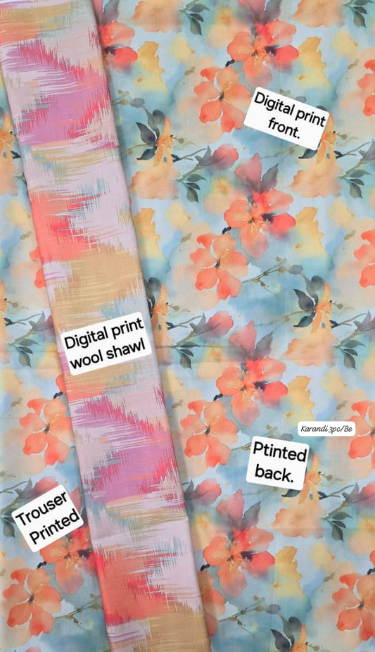 KARANDI 3PC DIGITAL PRINT PREMIUM QUALITY