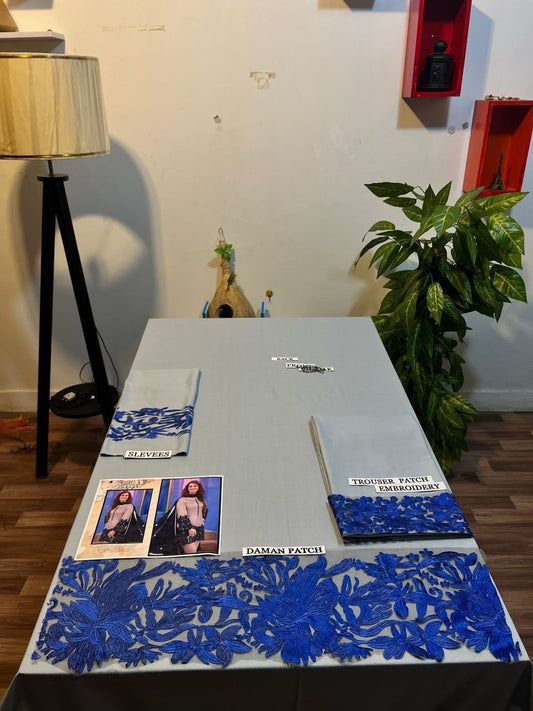 PREMIUM 2PC EMBROIDERED DHANAK UNSTITCHED SUIT