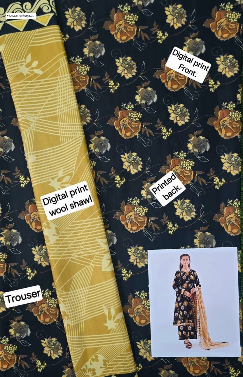 KARANDI 3PC DIGITAL PRINT PREMIUM QUALITY
