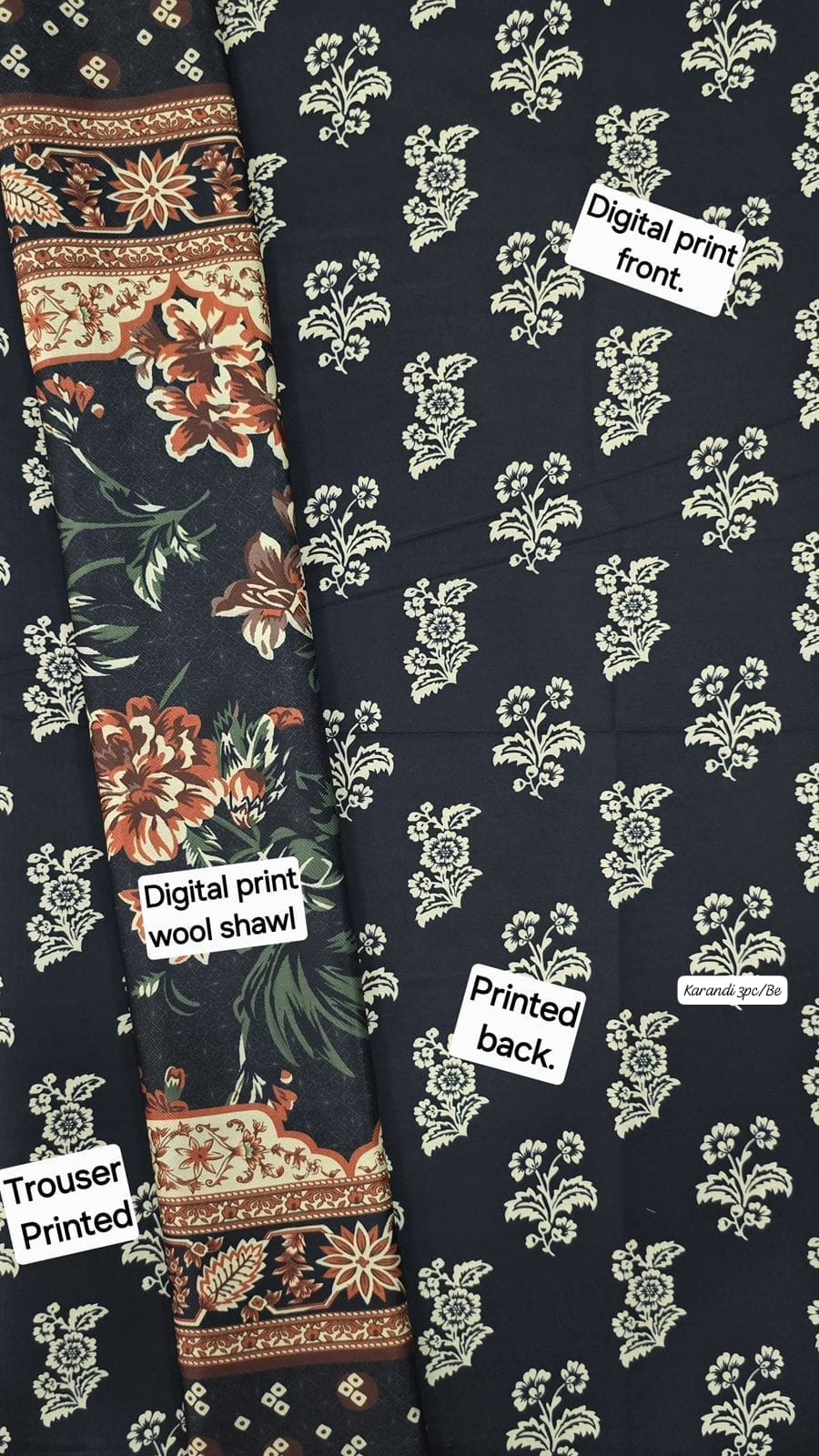 KARANDI 3PC DIGITAL PRINT PREMIUM QUALITY