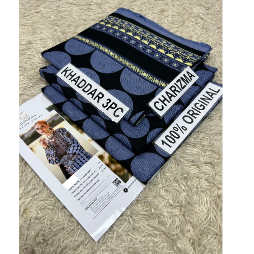 PREMIUM CHARIZMA KHADDAR 3 PIECEC SUIT