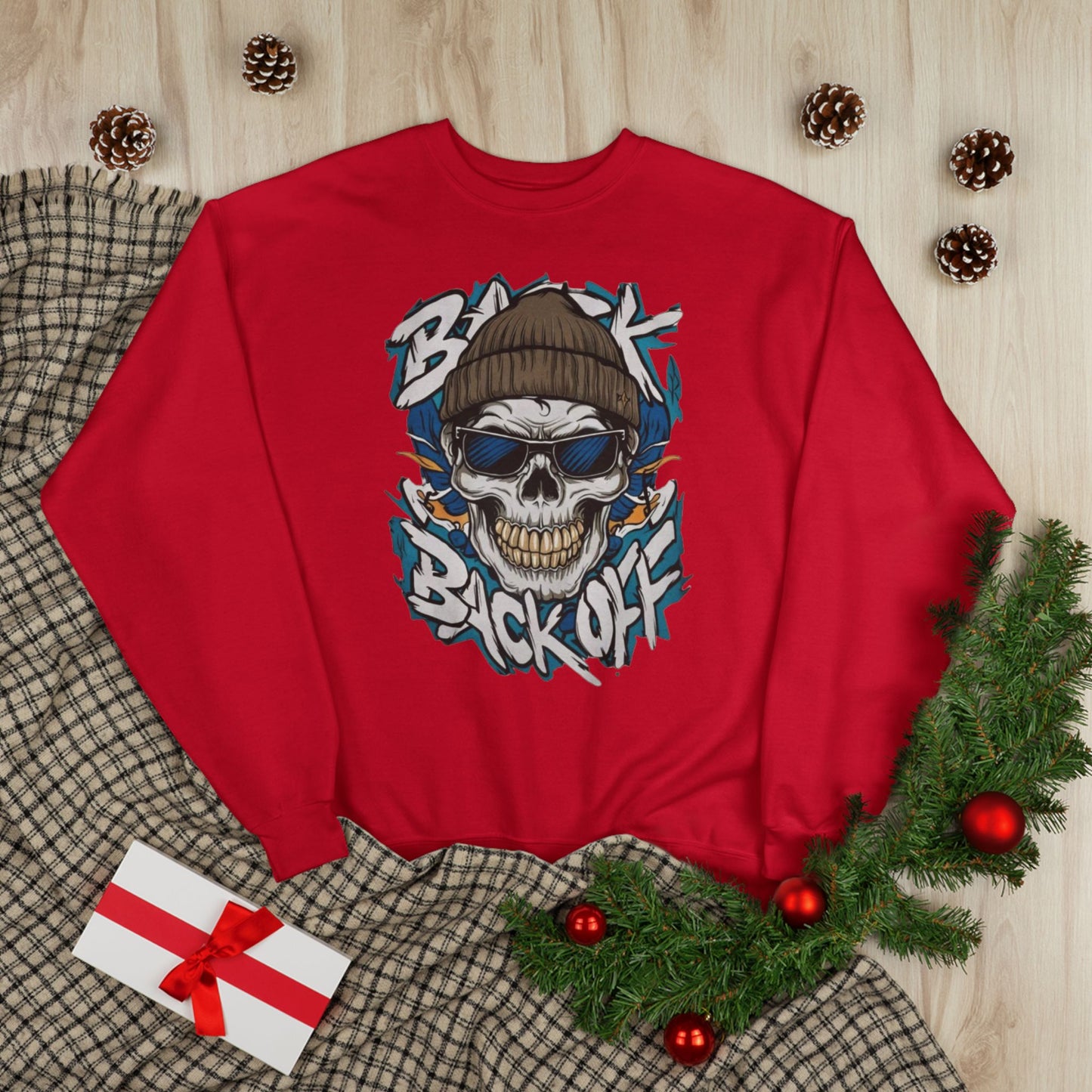 "BACK OFF / UNISEX SWEATSHIRT"