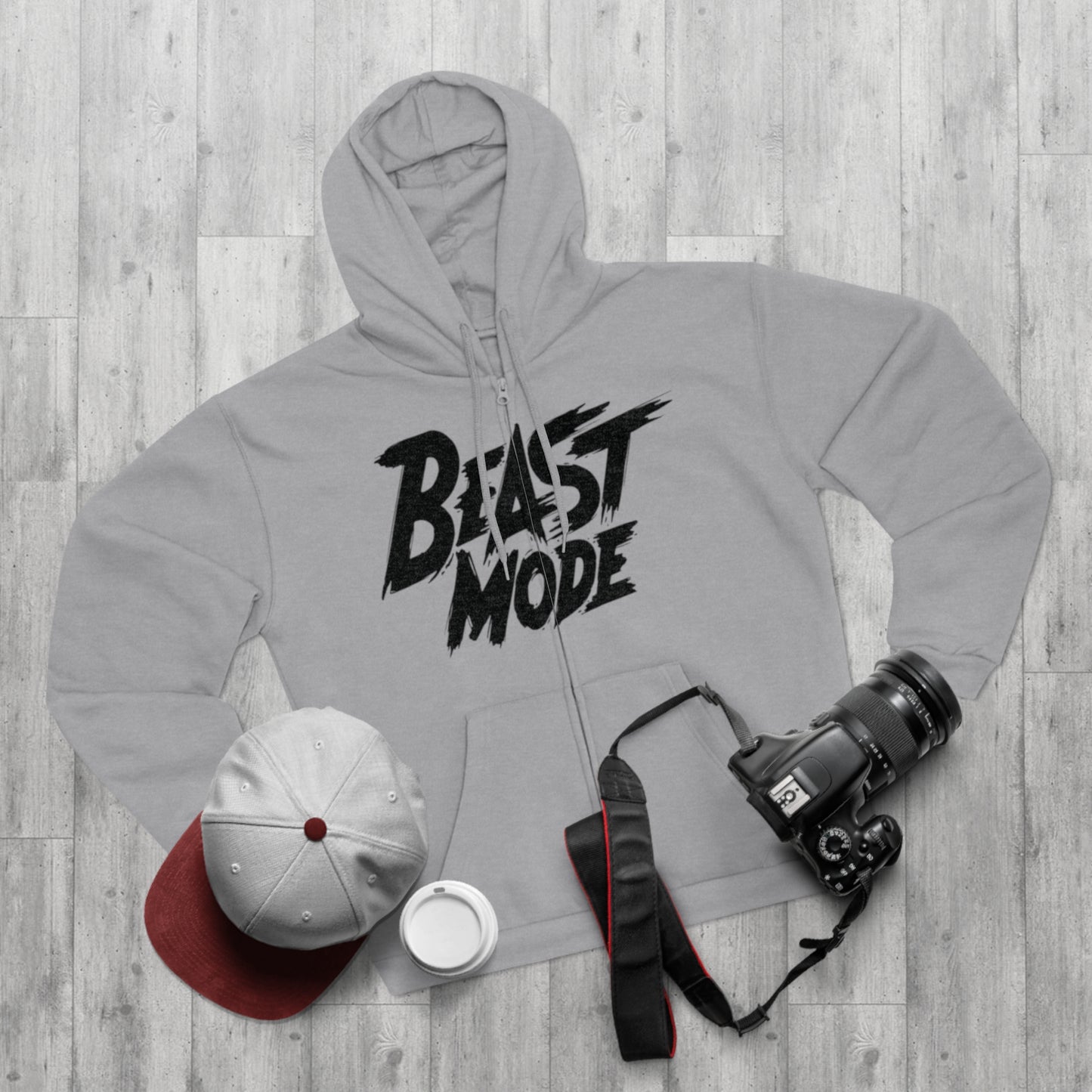 "BEAST MODE / ZIPPER HOODIE"