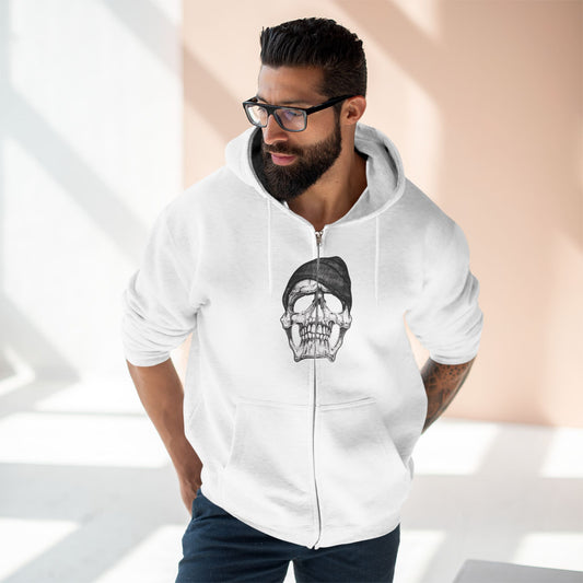 "GANGSTA SKULL / ZIPPER HOODIE"