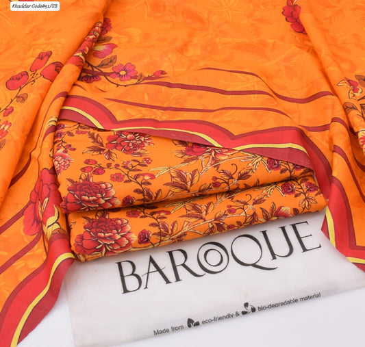 PREMIUM BAROQUE KHADDAR 3PC SUIT