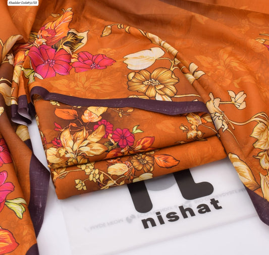 PREMIUM NISHAT KHADDAR 3PC SUIT