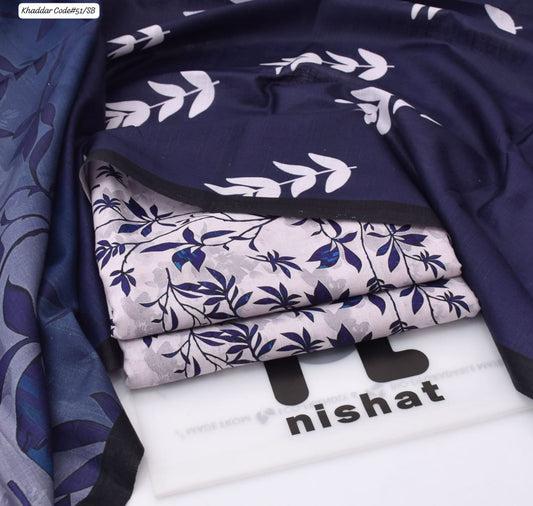 PREMIUM NISHAT KHADDAR 3PC SUIT