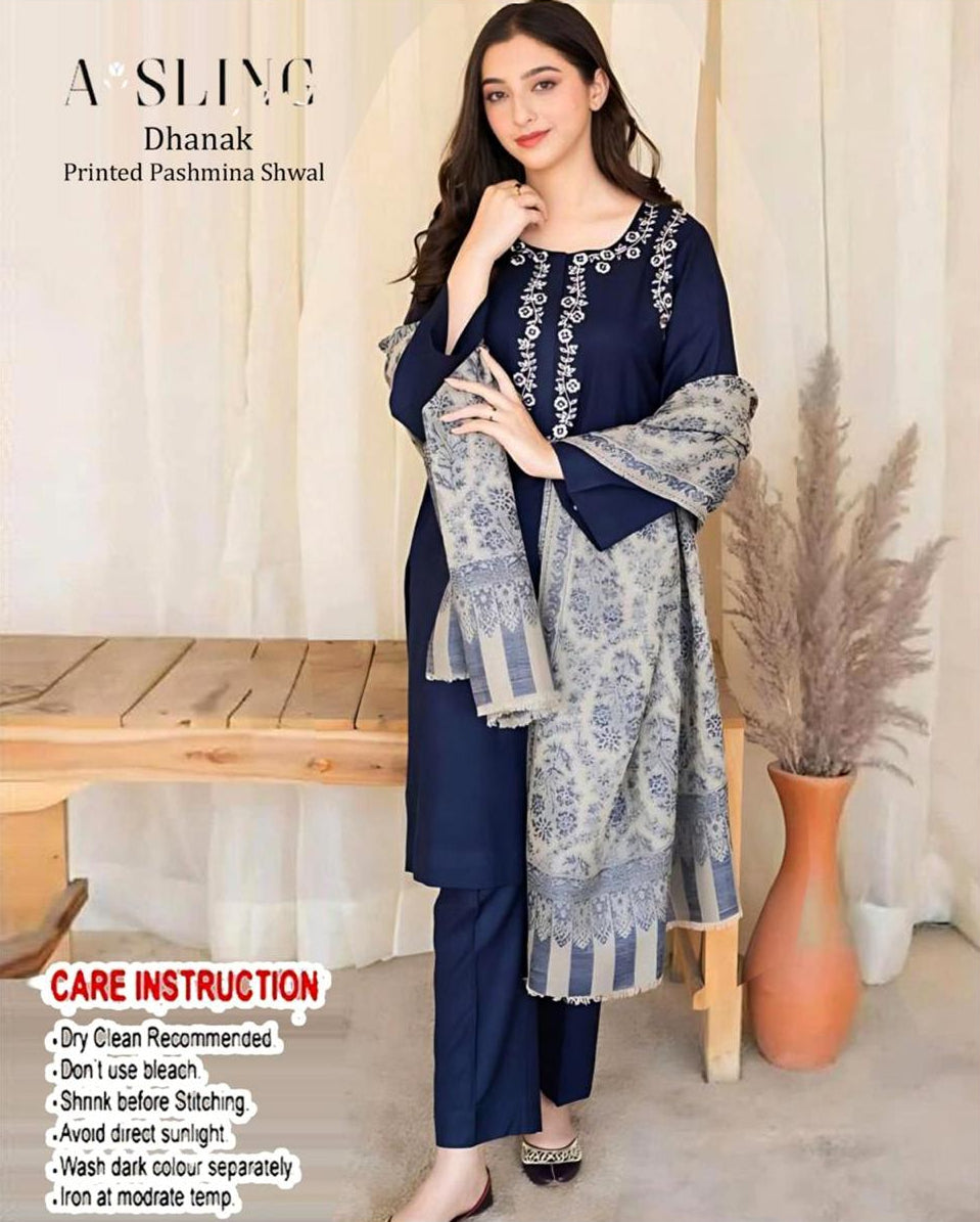 PREMIUM AISLING DHANAK 3PC DIGITAL PRINT SUIT