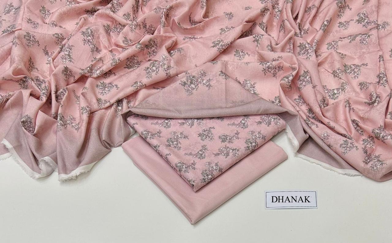 DHANAK 3 PIECE DIGITAL PRINT UNSTITCHED WINTER SUIT