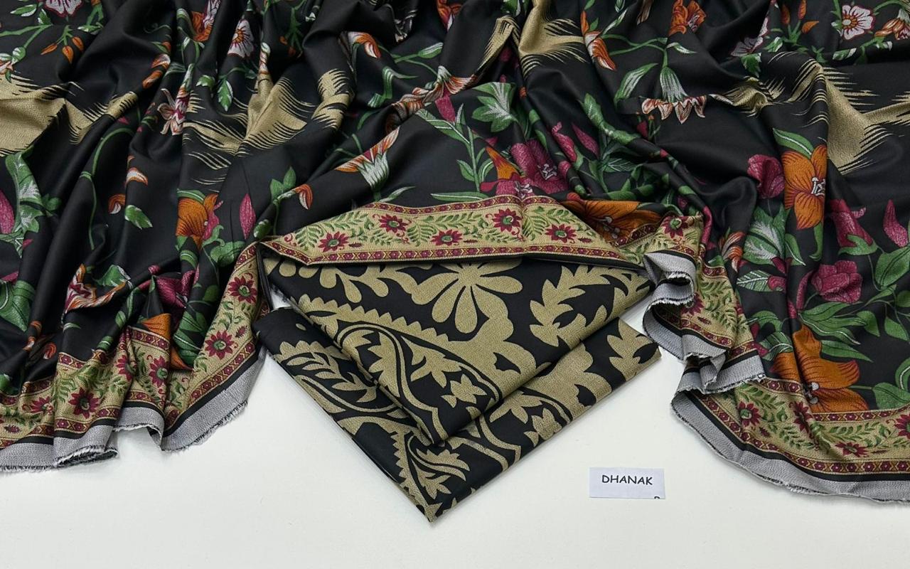 DHANAK | 3 PIECE DIGITAL PRINT UNSTITCHED WINTER SUIT