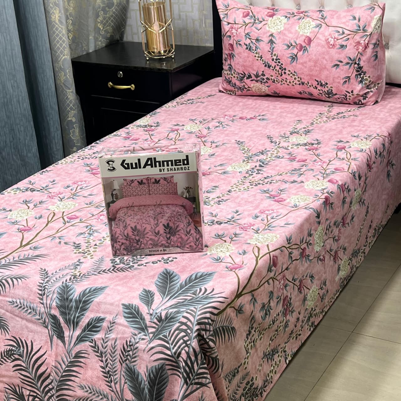 PREMIUM SINGLE BED COTTON MIX SALONICA BEDSHEET