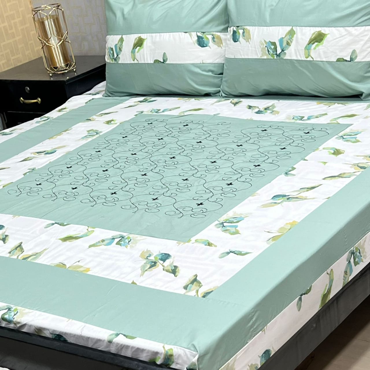 PREMIUM KINGSIZE 3PIECE COTTON SATIN BEDSHEET