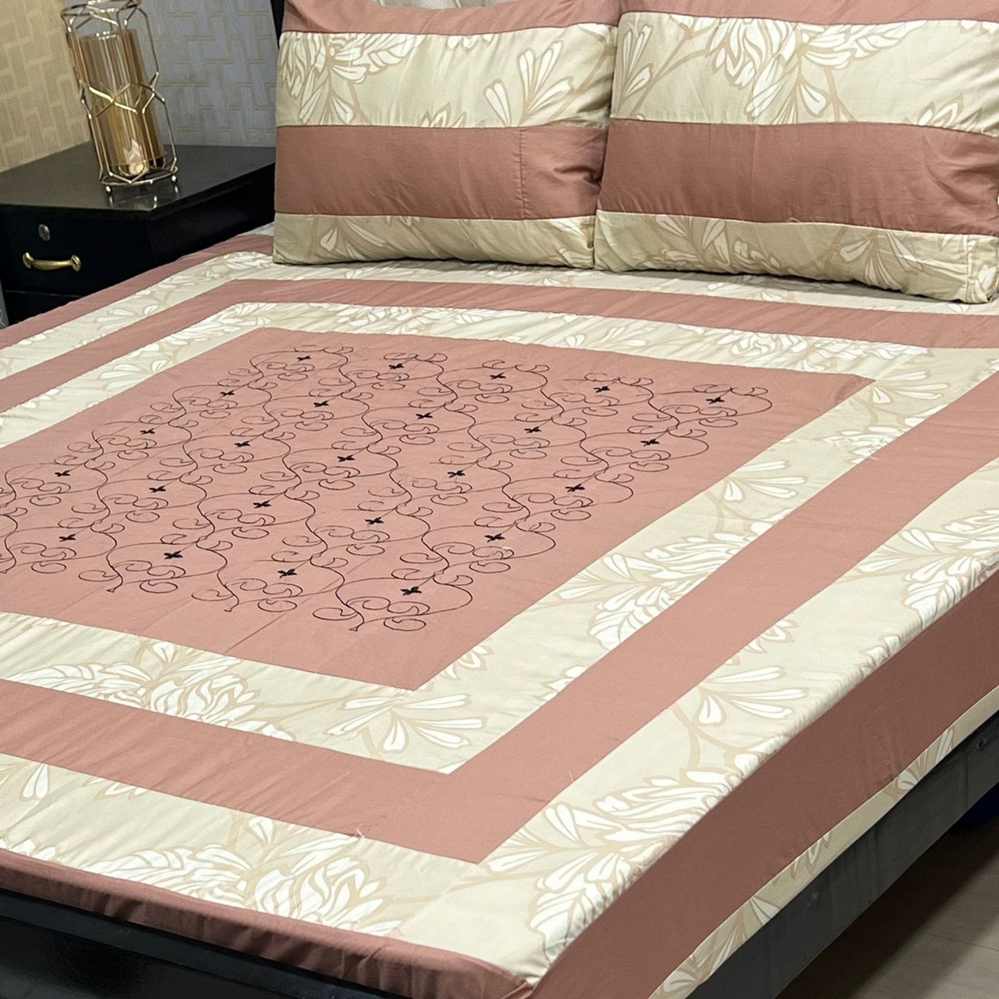 PREMIUM KINGSIZE 3PIECE COTTON SATIN BEDSHEET