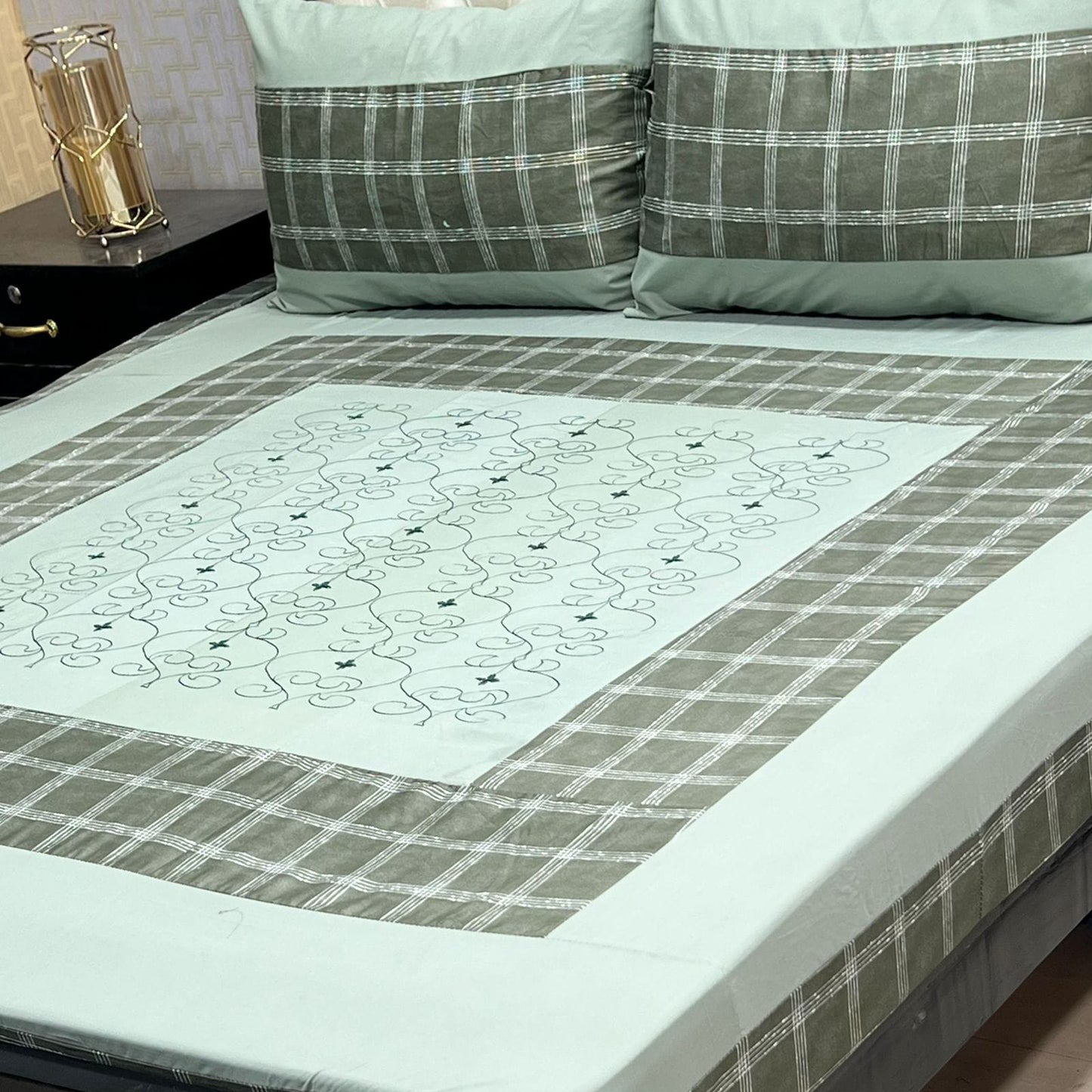 PREMIUM KINGSIZE 3PIECE COTTON SATIN BEDSHEET