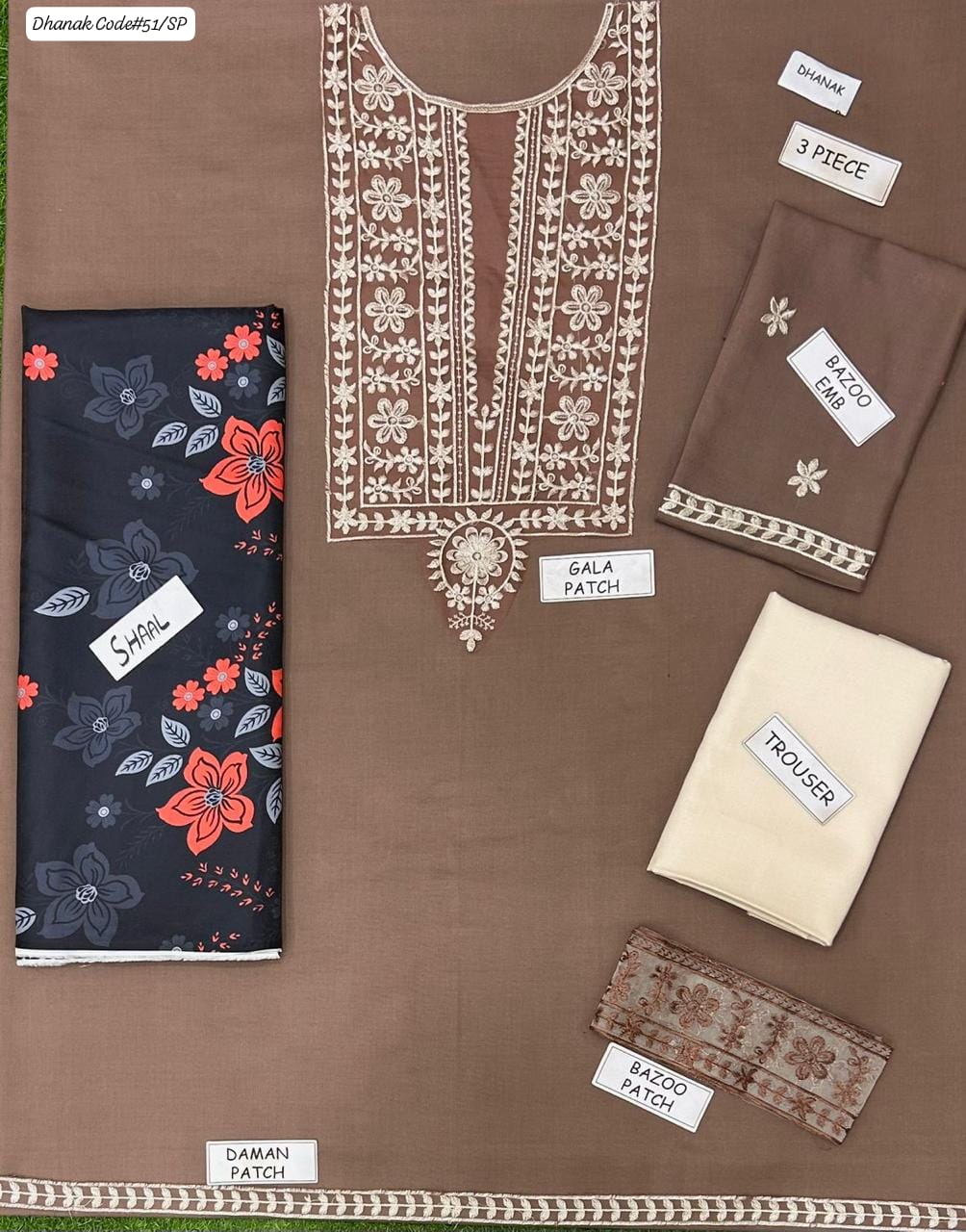 REVISH ST DHANAK PREMIUM QUALITY 3PC