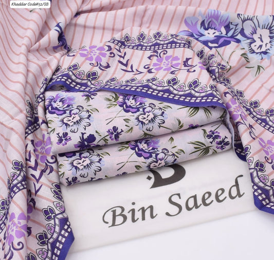PREMIUM BIN SAEED KHADDAR 3PC SUIT