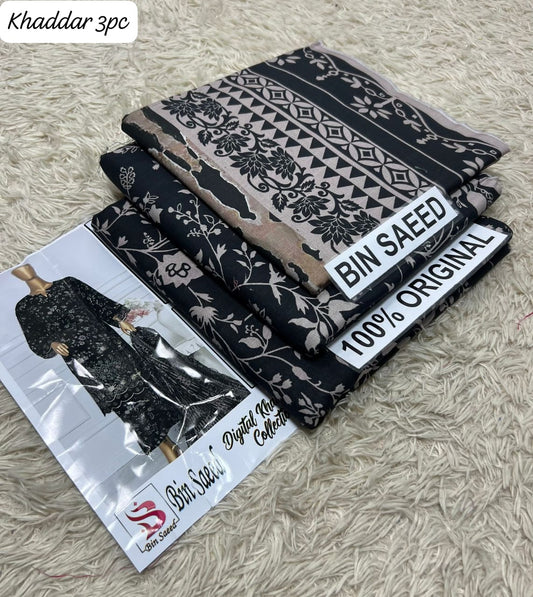 PREMIUM BIN SAEED KHADDAR 3 PIECEC SUIT