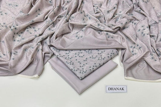 DHANAK 3 PIECE DIGITAL PRINT UNSTITCHED WINTER SUIT