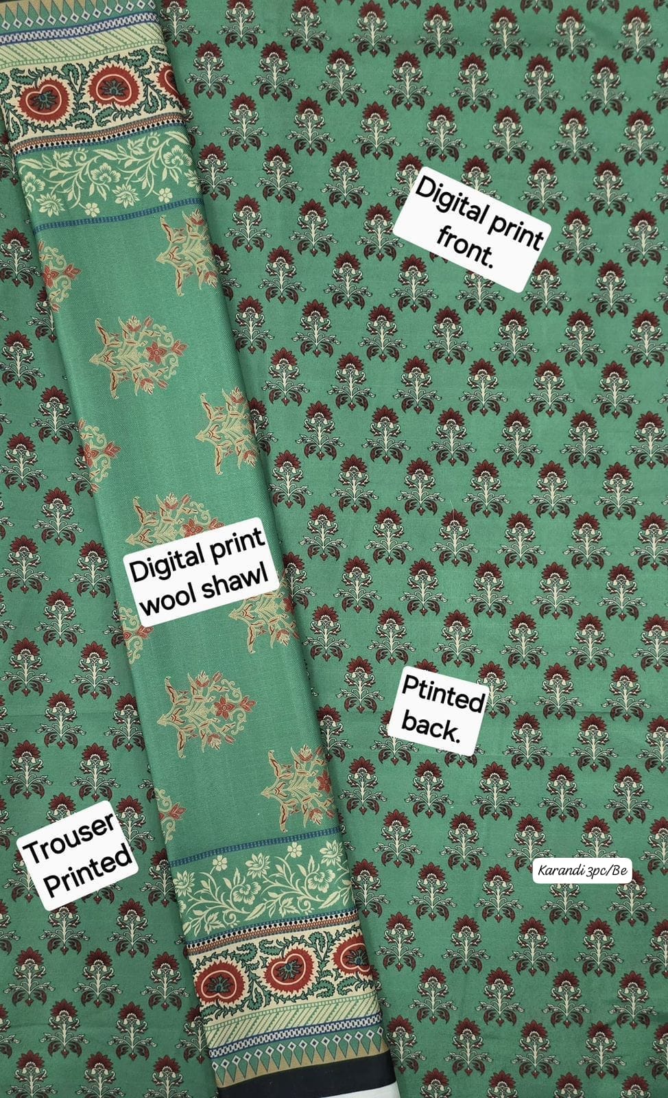KARANDI 3PC DIGITAL PRINT PREMIUM QUALITY
