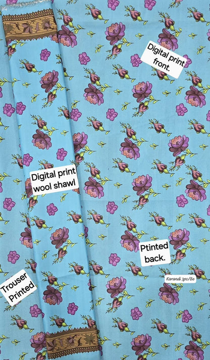 KARANDI 3PC DIGITAL PRINT PREMIUM QUALITY