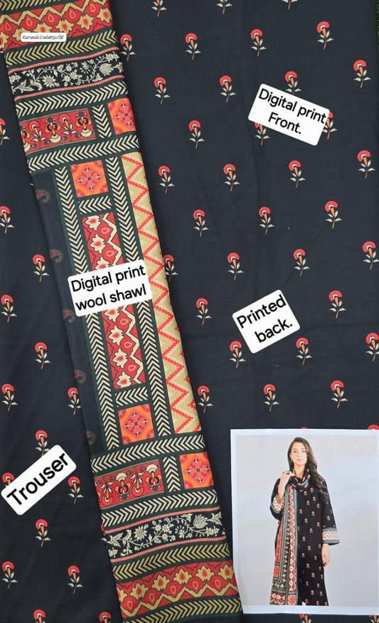 KARANDI 3PC DIGITAL PRINT PREMIUM QUALITY