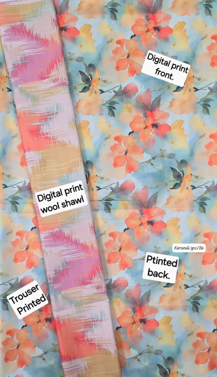 KARANDI 3PC DIGITAL PRINT PREMIUM QUALITY