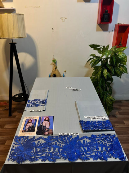 PREMIUM 2PC EMBROIDERED DHANAK UNSTITCHED SUIT