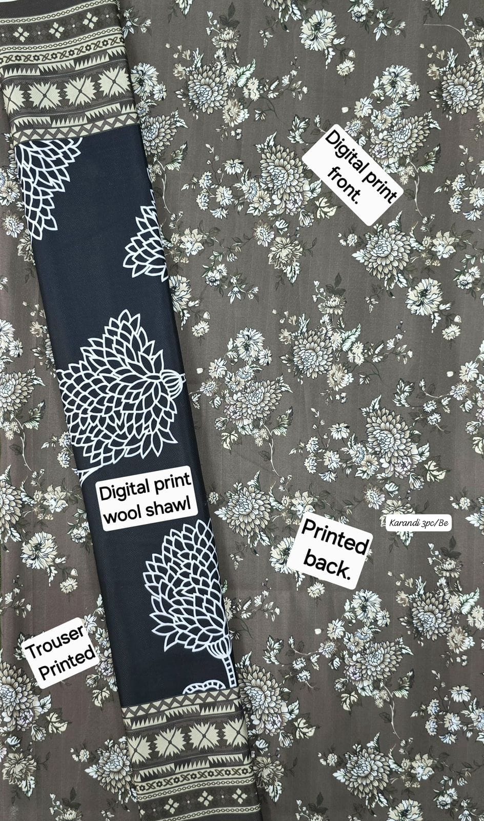 KARANDI 3PC DIGITAL PRINT PREMIUM QUALITY