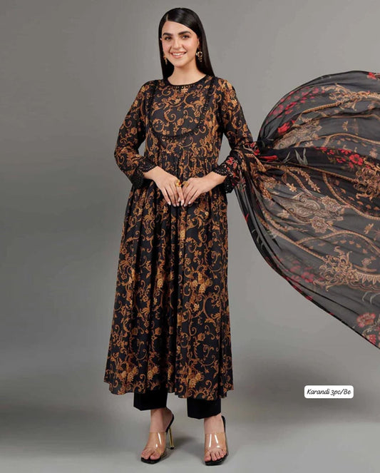 KARANDI 3PC DIGITAL PRINT PREMIUM QUALITY