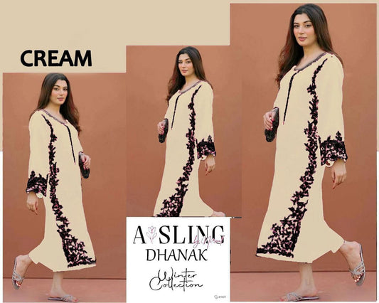 AISLING PREMIUM 2PC EMBROIDERED DHANAK UNSTITCHED SUIT