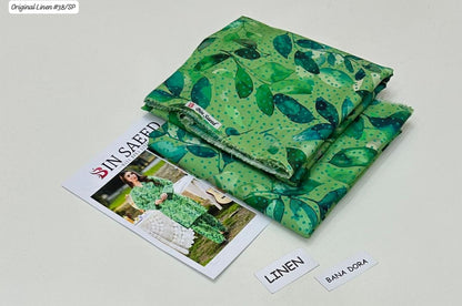 100% ORIGINAL LINEN BIN SAEED 💯💯💯 DIGITAL PRINT BANA DORA LINEN 2PC