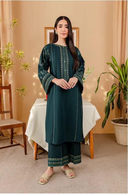 PREMIUM 2PC EMBROIDERED DHANAK UNSTITCHED SUIT