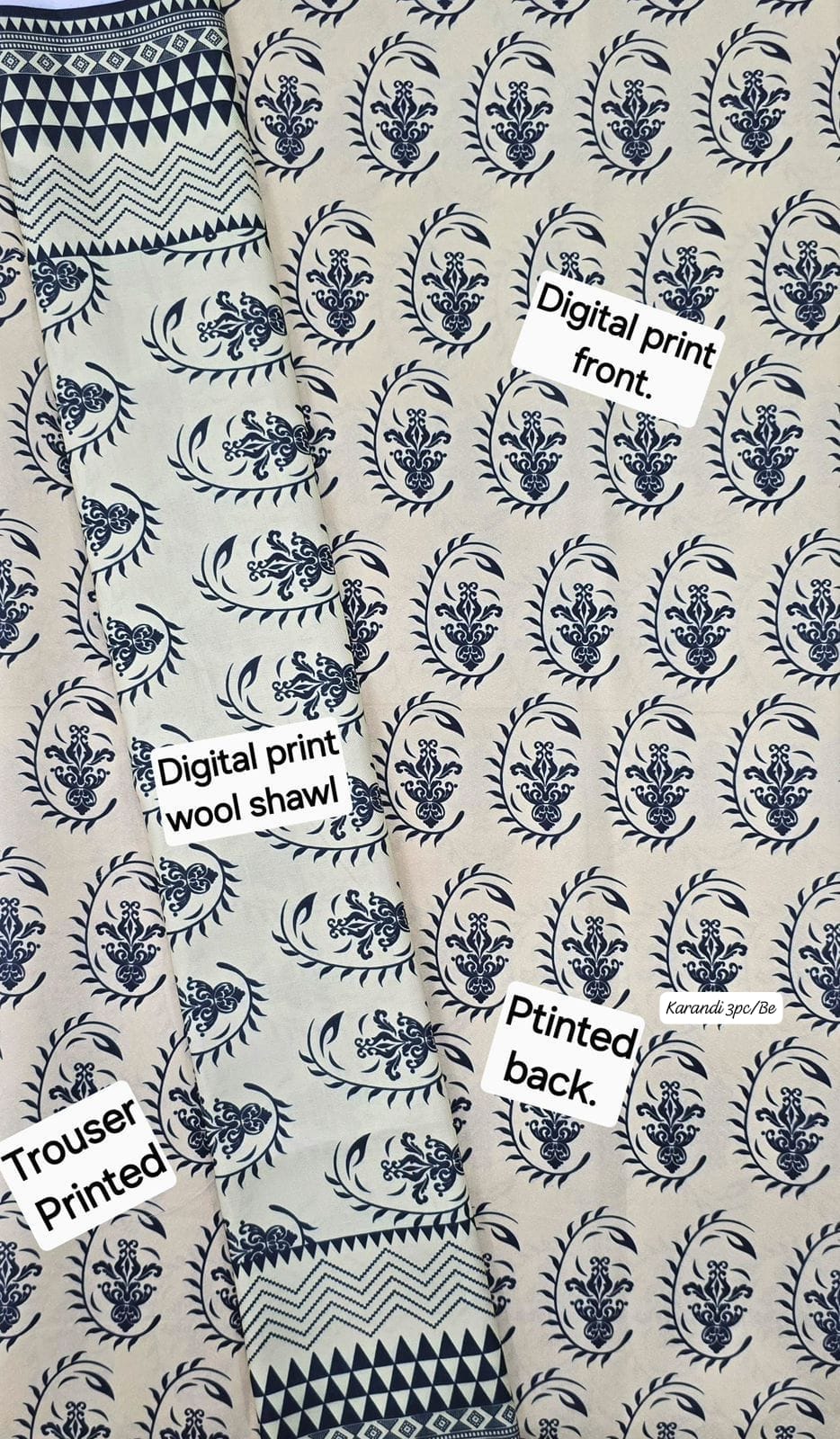 KARANDI 3PC DIGITAL PRINT PREMIUM QUALITY