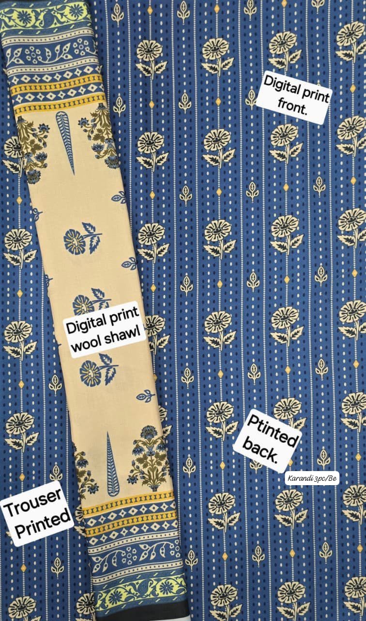 KARANDI 3PC DIGITAL PRINT PREMIUM QUALITY