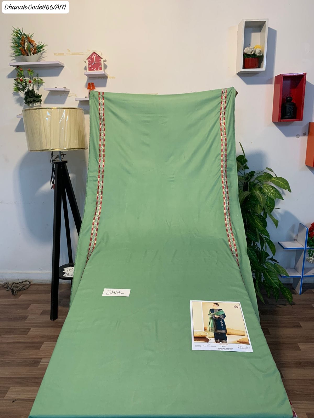 PREMIUM EMBROIDERED DHANAK UNSTITCHED 3PC SUIT