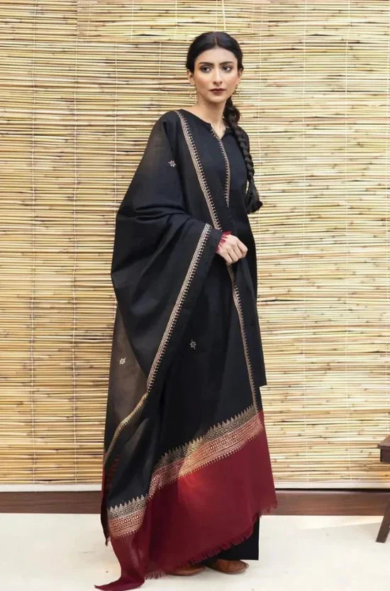 DYOT | DHANAK 3 PIECE BRANDED QUALITY UNSTITCHED WINTER SUIT