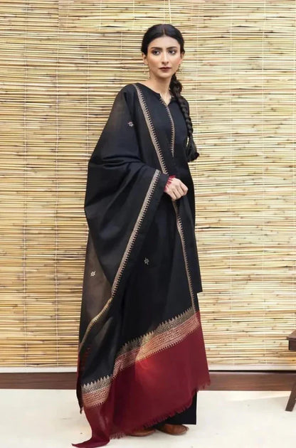 DYOT | DHANAK 3 PIECE BRANDED QUALITY UNSTITCHED WINTER SUIT