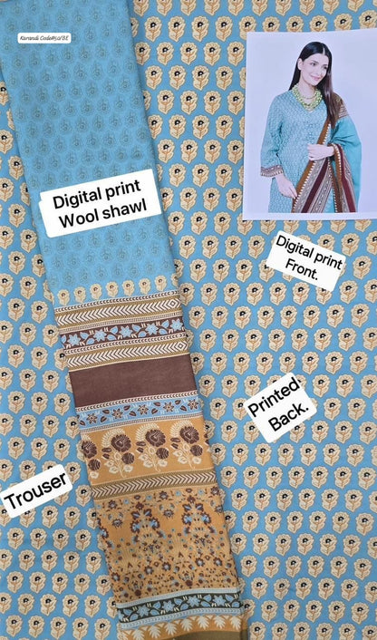 KARANDI 3PC DIGITAL PRINT PREMIUM QUALITY