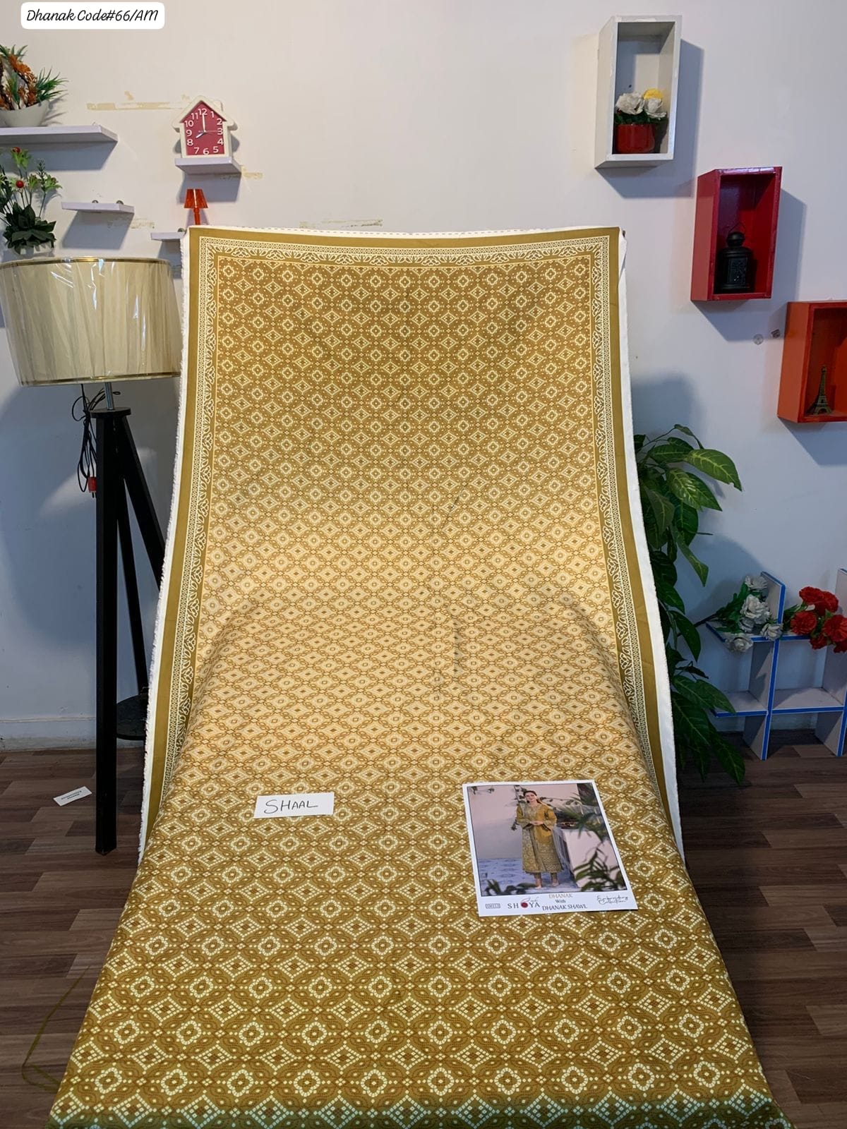 PREMIUM EMBROIDERED DHANAK UNSTITCHED 3PC SUIT