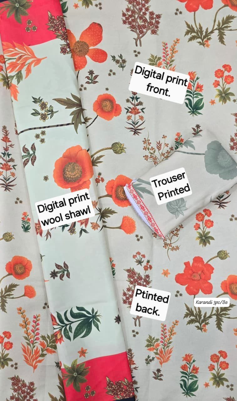 KARANDI 3PC DIGITAL PRINT PREMIUM QUALITY