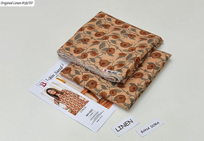 100% ORIGINAL LINEN BIN SAEED 💯💯💯 DIGITAL PRINT BANA DORA LINEN 2PC