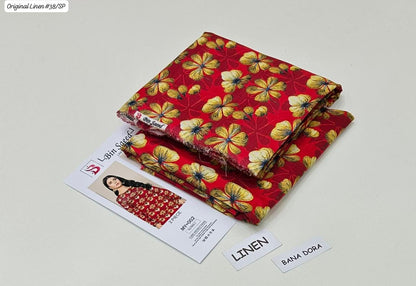 100% ORIGINAL LINEN BIN SAEED 💯💯💯 DIGITAL PRINT BANA DORA LINEN 2PC