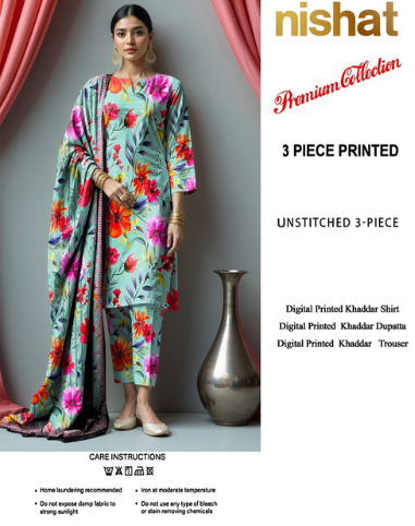 PREMIUM NISHAT KHADDAR 3PC SUIT