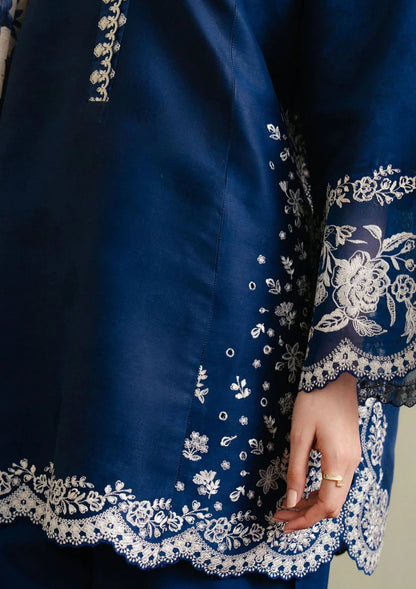 ZARA SHAHJAHAN | PREMIUM 3 PIECE DHANAK EMBROIDED UNSTITCHED WINTER SUIT