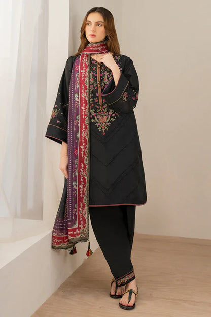 JAZMIN | DHANAK 3 PIECE EMBROIDED UNSTITCHED WINTER SUIT