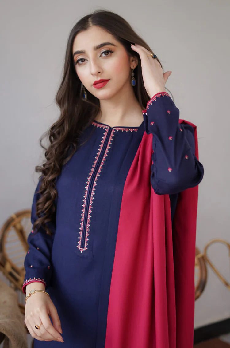 AISLING PREMIUM EMBROIDERED DHANAK UNSTITCHED 3PC SUIT
