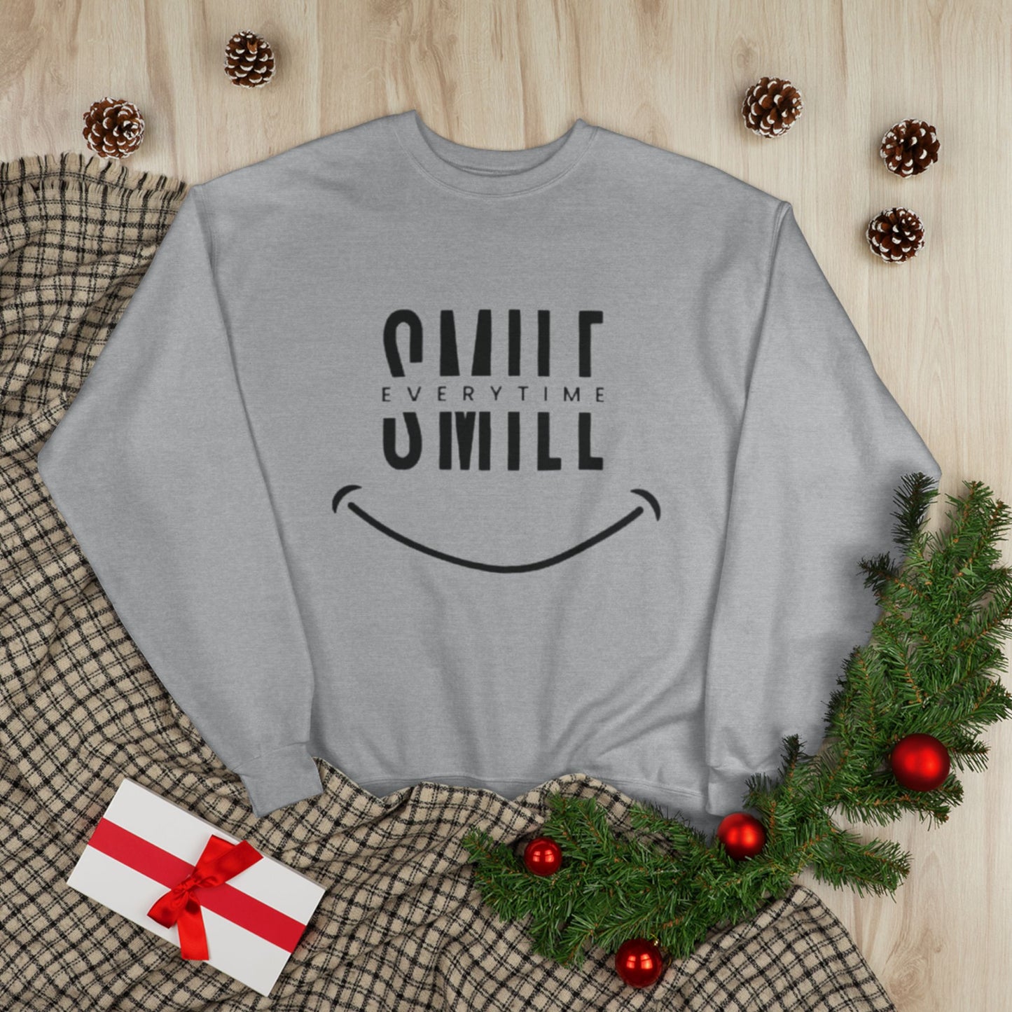 "SMILE EVERYTIME / UNISEX SWEATSHIRT"
