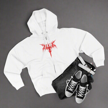 "CRIMSON / ZIPPER HOODIE"