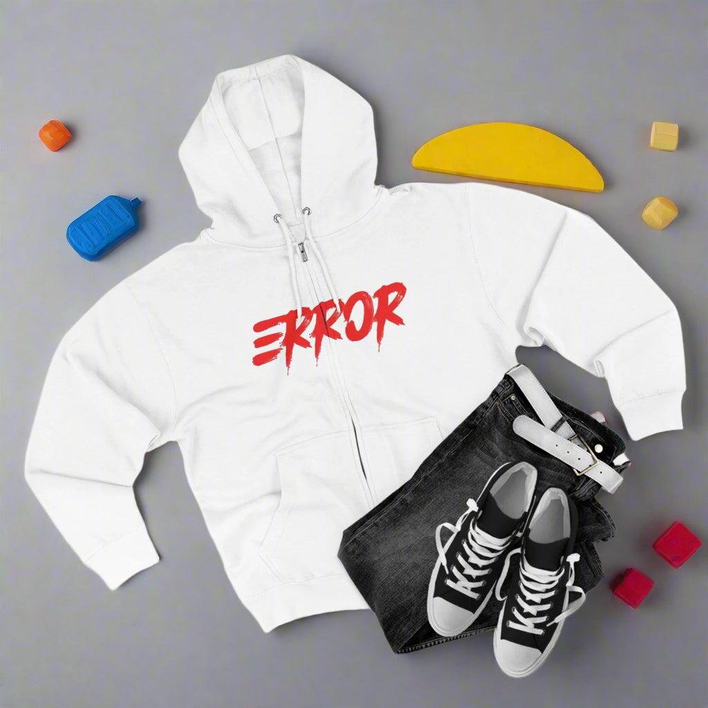 "ERROR / ZIPPER HOODIE"