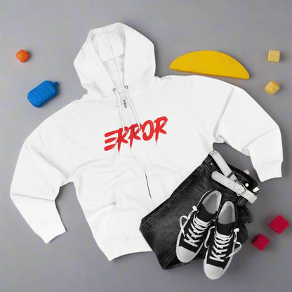 "ERROR / ZIPPER HOODIE"